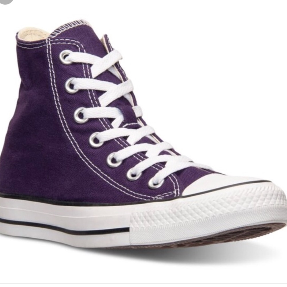High top purple converse